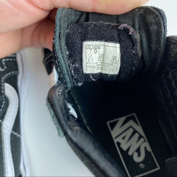 SOLD🏷 Vans Old School Sk8 Hi Black - Picture 7 of 8